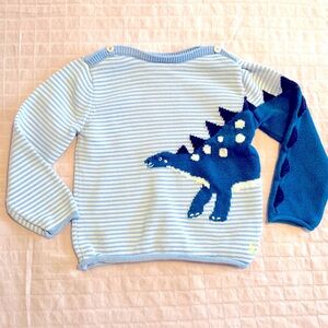 Joules dinosaur striped sweater